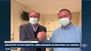 Geraldo Alckmin visita Carlos Brandão.