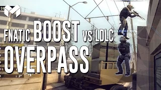 CS:GO - Fnatic Overpass boost vs LDLC