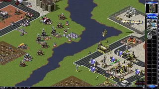 red alert 2 - yuri's revenge | 1 USA vs 7 IRAQ + superweapons | memorial city map