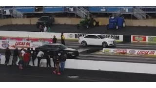 2015 Audi S4 vs 2011 Audi A6 Drag Race