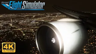 [4K] Microsoft Flight Simulator 2020 *MAXIMUM GRAPHICS* Incredible Night Landing | Paris Airport