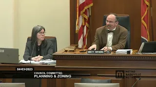 04/03/23 Council Committee: Planning & Zoning