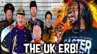 THE UK ERB! | The cause of World War One! Origins: Rap Battle | WW1 - BBC (REACTION)