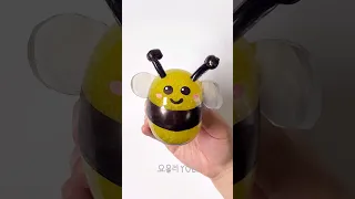 벌 🐝 테이프공 만들기 - DIY BEE Nano Tape Bubbles! #shorts