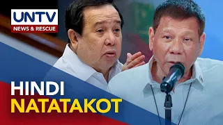 Sen. Gordon, nanindigang hindi natatakot kay Pangulong Rodrigo Duterte