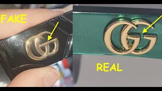 Gucci sunglasses real vs fake. How to tell original Gucci GG eye glasses