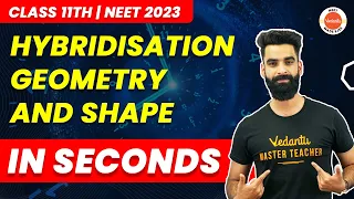 Hybridization Geometry and Shape Trick | How to calculate Hybridization? Easy Tips & Trick | NEET