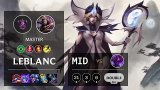 LeBlanc Mid vs Malzahar - BR Master Patch 11.1