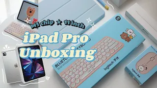 iPad Pro 2021 unboxing  apple pencil 2 & accessories  📦 | loffi snow