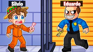 ¡NADIE ESCAPA de LA PRISION de EDUARDO! 😲👮🏻‍♂️🚨 SILVIOGAMER ROBLOX con PANCRACIO, LIN y DANY