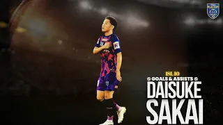 Daisuke Sakai | GOALS & ASSISTS | ISL 10 | KBFC | Kerala Blasters