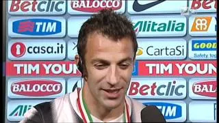 Del Piero, ultima intervista con la "maglia" della Juventus.