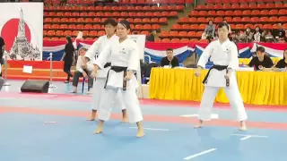 Karate Female Team Kata Japan ASIA OCEANIA 2015
