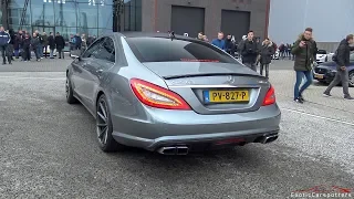 700HP Mercedes CLS63 AMG BiTurbo - LOUD Revs, Crackles & Accelerations !