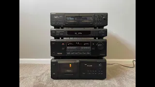 Sony Home Stereo System - TC-WR661 Cassette Deck, ST-JX661 Tuner, TA-AV571 Amplifier, CDP-CX571 CD