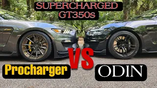 Procharged GT350 vs Odin GT350 Part 1 // Centrifugal vs Positive displacment... which is better??