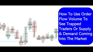 Use Order Flow Volume To Determine Trapped Traders And Supply Demand