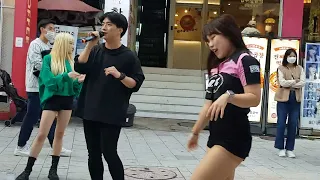 20221014 hongdae busking 홍대 댄스팀 레드크루(REDCREW) 버스킹 06 - 미쳐 Hate _ 4minute