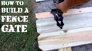 How to Easily Build a Wooden Fence Gate Yourself