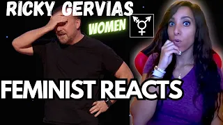 Ricky Gervais DESTROYS Gender FEMINIST REACTS