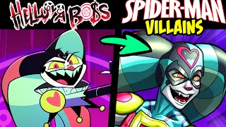 HELLUVA BOSS CHARACTERS as SPIDERMAN VILLAINS?! (Stories & Speedpaint) ft Fizzarolli, Loona etc.