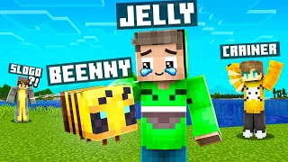 I Found My Old PET BEE In SQUID ISLAND! (Minecraft)