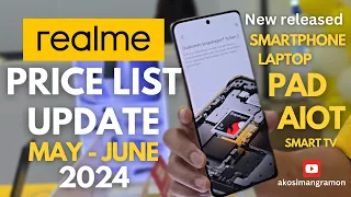 realme | PRICE LIST UPDATE & PRICE DROP PROMO | FOR MAY AND JUNE 2024 IN PHILIPPINE MARKET!