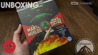 The war of the worlds 4k UltraHD Blu-ray collectors edition unboxing