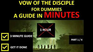 Destiny 2: VOW OF THE DISCIPLE RAID - FAST 3 MINUTE GUIDE FOR DUMMIES PART 1 / 4 - GUIDE IN MINUTES