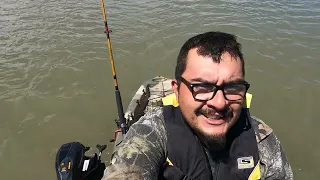 Taking out my Advanced angler 120 a.k.a big fish 120 kayak into the Rio Grande  #ADRIANUNKNOWN