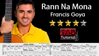 Rann Na Mona by Francis Goya "I Don’t Want" | Classical Guitar Tutorial + Sheet & Tab