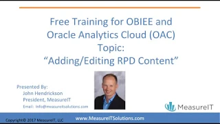 Customizing OBIEE or OAC Content - A Complete Walkthru