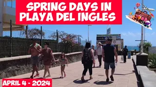 Gran Canaria🌴SPRING DAYS IN PLAYA DEL INGLES - APRIL 4 - 2024