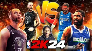 99 Three VS 99 Handle!! Kyrie Irving VS Stephen Curry NBA 2K24