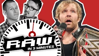 Dean Ambrose Celebrates, The Club Apologizes to John Cena | WWE RAW in 3 MINUTES 6/20/16