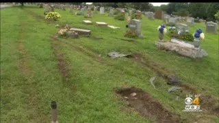 Families 'Devastated' After Crash Topples Headstones At Lawrence Cemetery