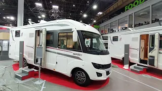 Motorhome with queen bed. Rapido 896F. 2022 version.  Very quick tour.