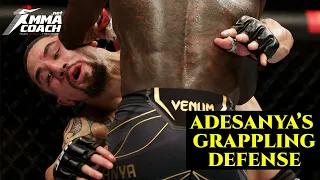 The secret to Adesanya's grappling and wrestling defense