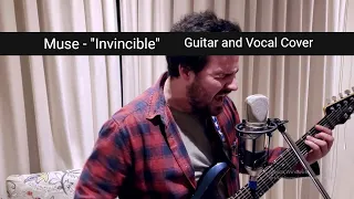 Muse Invincible Guitar and Vocal Cover