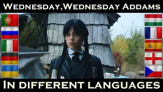 Wednesday Addams in Different Languages