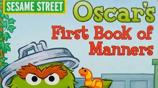 Sesame Street Book, Oscar's First Book Of Manners - Sesame Street Book With Oscar The Grouch