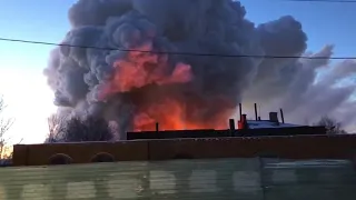 Пожар в Егорьевске