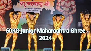 60KG junior Maharashtra Shree 2024 IBBF @BodybuildingCompetition