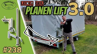 Stützen XXXL | DIY Planenlift am Anhänger | Eigenbau | Das wird die Lösung sein #vlog238 Steelstyler