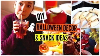 DIY Halloween Party Decor&Snacks