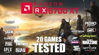 RX 6700 XT in 2022 | I5-12400 | 1080p - 1440p - 4K 20 Games Tested