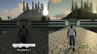 Serendipity 1.1 vs. SA_DirectX 3.0 | Graphics Comparison: GTA San Andreas 2023