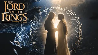 Aragorn & Arwen ◎ Rivendell Romantic Night ◎ The Lord Of The Rings Ambience ASMR Forest River Bridge