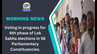 Voting in progress for 6th phase of Lok Sabha elections in 58 Parliamentary Constituencies.