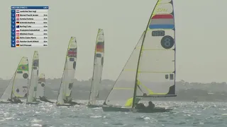 2020 49er World Championships - Gold Fleet Race 2 Replay